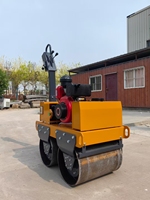 Fabricant chinois, vente chaude, mini-compacteur à chenilles de 0,5 tonne, Euro 5, machine d'usine, moteur diesel, rouleau à asphalte