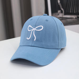 New Fashion Embroidered Baseball Cap Customized DIYLOGO Solid Color Cotton Baseball Hat Sports Women's Baseball Caps - Product Image 5