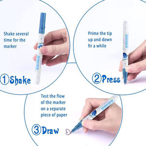 Stylos de <span class=keywords><strong>contour</strong></span> argentés double ligne pour peinture graffiti Marqueurs de <span class=keywords><strong>contour</strong></span> Set de stylos pour l'écriture et le <span class=keywords><strong>dessin</strong></span> de cartes cadeaux - Product Image 3