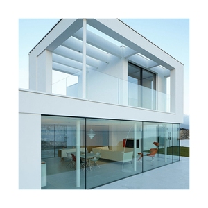 Barandilla de Vidrio en Forma de U de Alta Resistencia, Barandilla de Vidrio con Riel de Aluminio Impermeable para Uso en Exteriores - Product Image 6