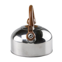Set Peralatan Masak Gagang Kayu 2026, Panci Sup Stainless Steel 2L, Ketel Inox, Casserole, Wajan Anti Lengket