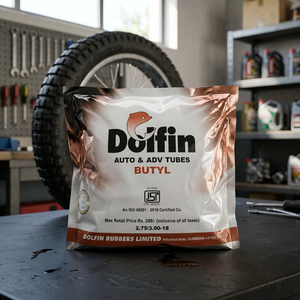 Dolfin B120 Motorcycle Inner Tube 120/130 80-16 | Premium Butyl <b>Rubber</b> | Heavy-Duty Two-Wheeler | OEM Wholesale Manufacturer | - Product Image 6