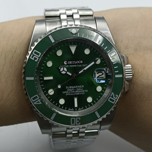 <b>Watch</b> for Men Nh35 Movement 40mm <b>Case</b> Sapphire Glass GMT Bezel Stainless Steel Luminous Automatic Mechanical Wristwatches - Product Image 3