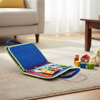 Tableau d'activités en feutre Montessori, cadeaux Montessori, livre d'activités pour tout-petits, jouets éducatifs sensoriels, activités d'apprentissage, développement de la motricité fine