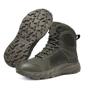 Großhandel Stiefel für heißes Wetter Brasilien <span class=keywords><strong>Guba</strong></span> Wanderstiefel Schwarze und Grüne Jagd- und Freizeitstiefel aus Leichtem Mesh - Product Image 4