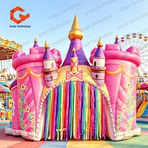 Arche gonflable publicitaire pour <span class=keywords><strong>la</strong></span> décoration <span class=keywords><strong>de</strong></span> festivals, éclairage <span class=keywords><strong>de</strong></span> jardin, arche <span class=keywords><strong>de</strong></span> château pour entrée d'événements - Product Image 6