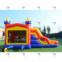 Château gonflable commercial personnalisé, combo de saut gonflable, maison gonflable extérieure pour location de fête, vente en gros directe usine