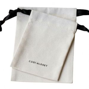 Sac de rangement en coton à fond rond avec cordon de serrage, personnalisable avec impression intégrale, pour cadeaux, vaisselle et emballage anti-poussière - Product Image 4