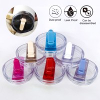 Couvercle de paille détachable Protour Flip 30/40oz pour gobelet 40oz Couvercles de remplacement anti-fuite compatibles avec les couvercles de tasses 30oz