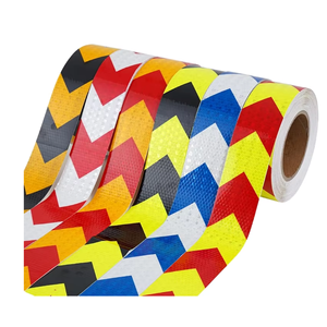 Lianxing Hoja reflectante autoadhesiva PVC Micro vinilo prismático cinta de advertencia pegatina para camión - Product Image 1