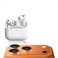 Earbud TWS Peredam Kebisingan Aktif, Headset In-Ear, Pengisian Daya Tipe C, Monitor Detak Jantung, Layar Digital