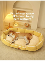 Nouvel Arrivage Matelas Octogonal Rembourré pour Animaux de Compagnie, Tissu Doux et Chaud, Isolation Thermique, Base Antidérapante, Usage Domestique Intérieur