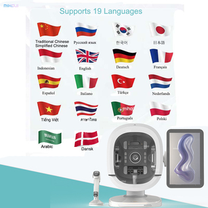 त्वचा विश्लेषक मशीन चेहरे k33 त्वचा डिटेक्टर विश्लेषक चेहरे मशीन चेहरे स्कैनर - Product Image 3