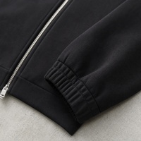 Ensemble de survêtement pour homme, deux pièces, veste zippée et short, coupe-vent en polyester, personnalisable