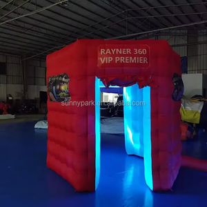 Carpa Inflable para Fiestas, Carpa Inflable para Cabina de Fotos de <span class=keywords><strong>Alquiler</strong></span>, Cabina de Fotos Inflable con Luces LED de 360 Grados, Carpa para Discotecas, Publicidad - Product Image 4