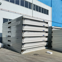 Maison conteneur pliable, conteneur préfabriqué, bureau temporaire modulaire détachable et dortoir pour travailleurs