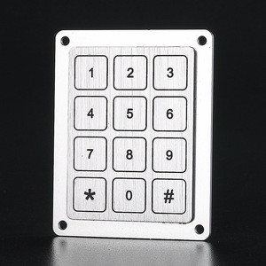 Approvisionnement d'usine IP68 Étanche Piezo Contact Clavier Métallique En Acier Inoxydable avec 12 Chiffres Clés - Product Image 4