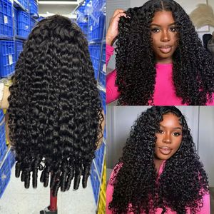 Peruk satıcıları toptan birmanya kıvırcık saç ham 12a tutkalsız saç peruk manikür hizala bakire saç 13x6 hd dantel Frontal peruk - Product Image 3