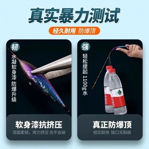 ZHS-15 Seven Star Float T-Profile High Sensitivity Thickened Tail River Fishing Vertical Float For Carp Crucian Carp Silver - Product Image 2