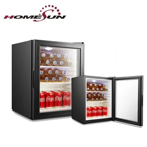 독일 Homesun 핫 세일 블랙 작은 음료 냉장고 작은 크기 가격 과 CE