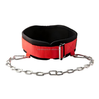 Cinturón de levantamiento de pesas ajustable con cadena de acero y acolchado de EVA, cierre de gancho y bucle, unisex, para entrenamiento de fuerza en gimnasio, completo.