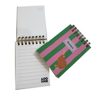 Bloc-notes miniature imprimé sur papier personnalisé avec reliure spirale