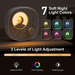 Máquina de Ruido Blanco Portátil, Lámpara Nocturna para Bebés, Dispositivo para Dormir, Altavoz Inalámbrico, 24 Tipos de Sonidos Naturales, Generador de Ruido Blanco - Product Image 3