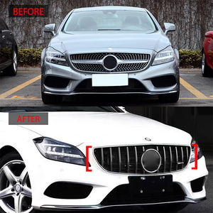 Parrilla Delantera de Carreras Compatible con <span class=keywords><strong>Mercedes</strong></span> Benz Clase <span class=keywords><strong>CLS</strong></span> W218 CLS260 CLS300 CLS320 CLS350 CLS400 2015-2018 - Product Image 3