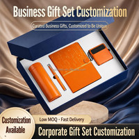 Coffret Cadeau de Remerciement Client avec Flasque en Acier Inoxydable 316, Stylo, Carnet Étoilé et Batterie Externe – Kit de Bienvenue pour Employés