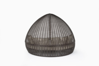 Offre Spéciale lit d'extérieur en rotin de jour pour salon d'extérieur coussins de canapé Patio Garden Rattan Cocoon Lounge Bed