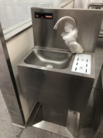 304 acier inoxydable abattoir eau chaude couteau de nettoyage porc bovins chèvre abattoir couteau stérilisateur d'eau chaude