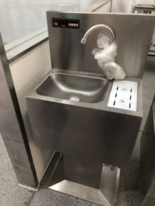 Cuchillo de limpieza de agua caliente para matadero de acero inoxidable 304, cuchillo de matadero para cerdos, ganado, Cabra, esterilizador de agua caliente - Product Image 3