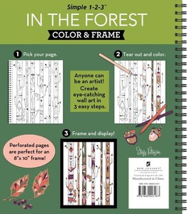 Livre de coloriage personnalisé sur le thème des créatures marines, reliure spirale double, grands motifs, pour adultes, art encadrable - Product Image 2