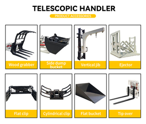 Forklift Teleskopik Hengwang 3 Ton, Tinggi Angkat 7 m, Telehandler Forklift Teleskopik untuk Dijual - Product Image 5