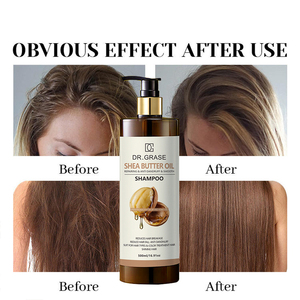 Shampooing Bio au Beurre de Karité OEM Hydratant en Profondeur Réparateur Cheveux Secs et Abîmés Anti-Frisottis Nourrit le <span class=keywords><strong>Cuir</strong></span> <span class=keywords><strong>Chevelu</strong></span> <span class=keywords><strong>Doux</strong></span> Lisse et Brillant - Product Image 1