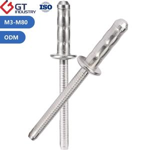 <span class=keywords><strong>Rivet</strong></span> aveugle multi-grip en acier inoxydable 201 304 316 316L 3,2 mm 4,8 mm 5 mm à tête bombée ouverte et fermée SS304 SS316 SS316L 1/8 3/16 5/16 5/32 - Product Image 2