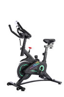 Support de tablette robuste à absorption des chocs avancée avec cadre en acier, vélo de spinning pliable ultra-silencieux à entraînement par courroie pour l'intérieur