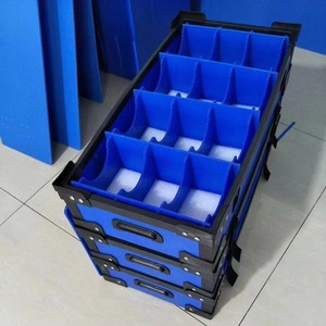 Glasflaschen becher Strumpf Aufbewahrung koffer Anti statische elektronische Geräte mit Messer karten teiler Umsatz PP Wellpappe Poly Box - Product Image 5