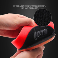 Tampon de polissage en mousse ultra-fine SPTA de 3 à 6 pouces T10, sans traces, pour une finition brillante, compatible avec les polisseuses de voiture DA/RO