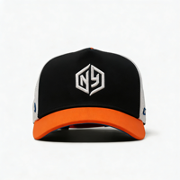 Gorra Vintage Personalizada 100% Poliéster con Logotipo Bordado en 3D, Gorra con Estilo de Imagen