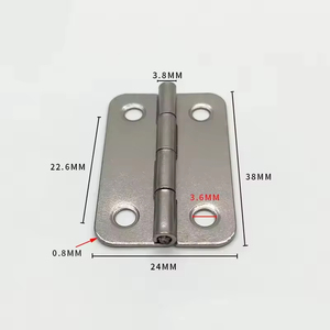 Cerniera Kete CL038 per Armadio Elettrico in Lega di Zinco e Acciaio Inox Installazione Piatta Cerniera Esposta - Product Image 1