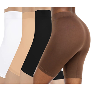 Shorts de Sport et Leggings de Yoga Taille Haute Sans Couture pour Femmes, Athlétiques, pour l'Entraînement, le Cyclisme et à Porter sous une Robe ou comme Sous-vêtement - Product Image 1
