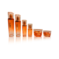 Botol Kaca Toner Semprot Botol Serum Mini Kemasan Kosmetik Pink Pump Sprayer Perawatan Kulit Krim Layar Cetak Kustom/