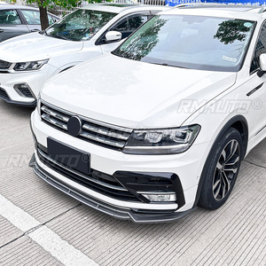 For VW Tiguan MK2 R 2017-2020 Body Kit Front Bumper Spoiler Front Bumper <b>Diffuser</b> Lip Protector Cover Guard <b>Car</b> Accessories - Product Image 3