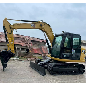 Miniexcavadora de orugas Cat307E2 original usada, modelo 2023, con motor C2.6, caja de cambios y bomba, peso operativo de 7 toneladas, alta calidad. - Product Image 1
