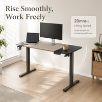 Bureau électrique réglable en hauteur AOR Rebound, type divisé, vitesse de levage 20 mm/s, pour bureau à domicile, vente en gros usine
