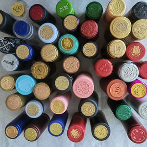 Commandes du fabricant Manchon d'étanchéité en PVC Film thermorétractable <span class=keywords><strong>pour</strong></span> le vin <span class=keywords><strong>pour</strong></span> les bouteilles de <span class=keywords><strong>cidre</strong></span> de pomme et de vin Couvercles en plastique Bouchons de bouteilles - Product Image 1