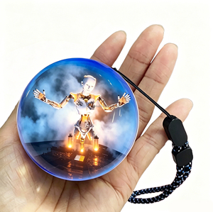 Sfera di Cristallo con Display LCD, Regalo di San Valentino per Coppie, Ricordo Romantico - Product Image 3