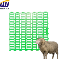 WANJIA Nouveau plancher en plastique durable à lattes pour l'élevage, résistant à l'humidité, pour la circulation des animaux, panneaux anti-fuite de fumier bleus 60x60cm pour bovins et ovins