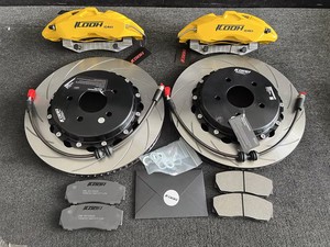 Kit Freni Maggiorati ICOOH Racing Anteriori GT3 6 Pistoncini Posteriori 4 Pistoncini <span class=keywords><strong>Dischi</strong></span> in Carbonio Ceramico 405/420mm per Porsche - Product Image 5